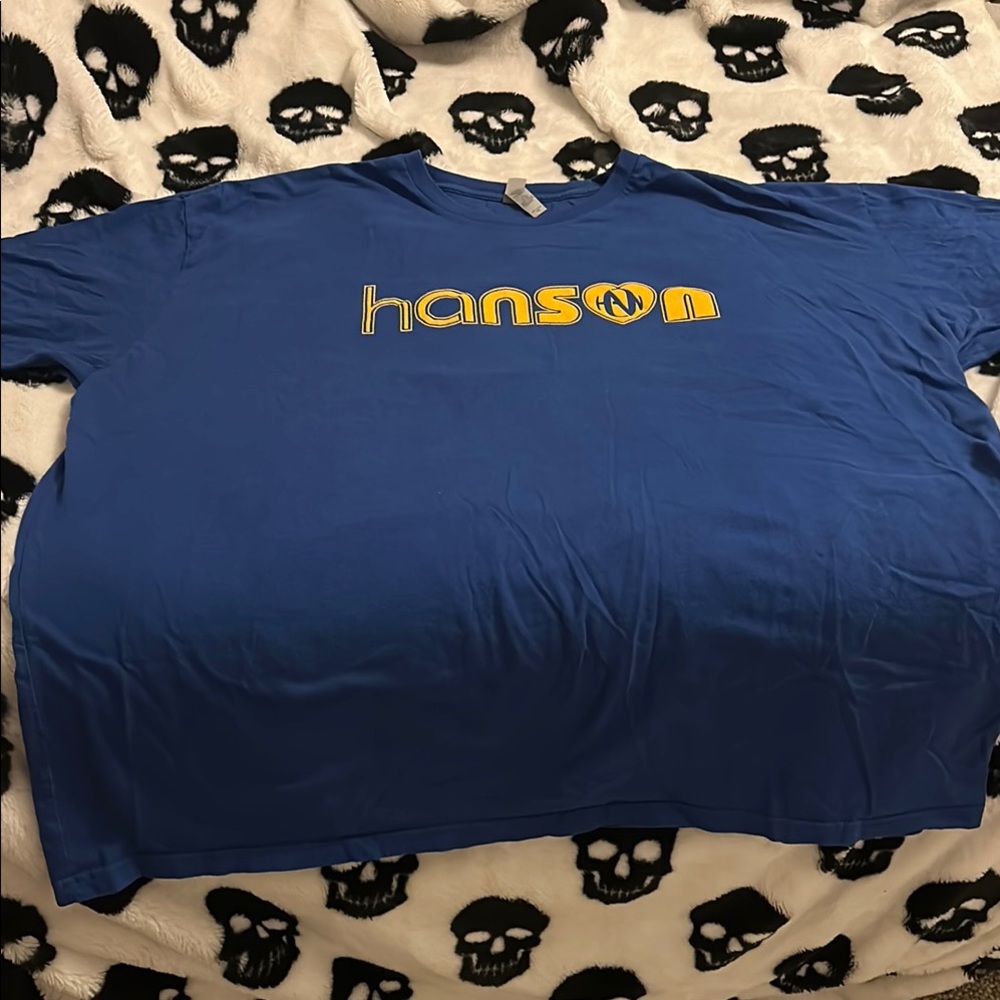 Hanson Blue Graphic T-Shirt 4XL